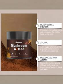 Googeer Instant Mushroom Coffee Boasts A Rich Coffee Aroma, Enhancing The Mellow Taste Of The Beverage. - - - 查看 8