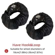 2 Pieces And 4-Piece Carts, Landscape Bikes, Wheel Covers, Anti Fouling, Waterproof, Dustproof Wheel Foot Covers. Keep The Interior Clean When Going Out And Home - Multicolor - View 14