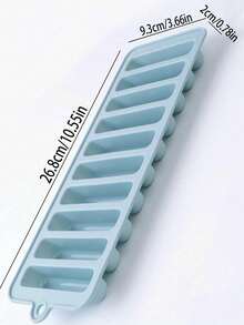 1pc Silicone Long Ice Cube Tray, 10 Grid Ice Mold, Ice Tray For Kitchen - Multicolor - View 7