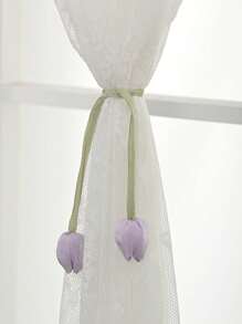 2 pezzi di nappine per tende eleganti a tulipano, nuovi fermatende in stile per il soggiorno, tende trasparenti, fermatende tessuti, decorazione per tende da camera da letto