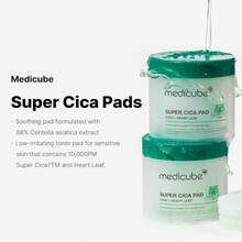 Medicube Super Cica Pad 150GM - Cleansing & Soothing Pads - Activated Charcoal - View 2