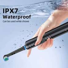 Cepillo de dientes eléctrico para adultos - Cepillo de dientes recargable con 4 cabezales de cepillo, sensor de presión inteligente, tecnología de limpieza profunda y hasta 50 días de duración de la batería