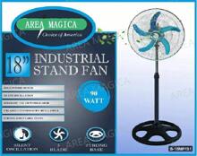 Z Nuevo ventilador eléctrico de 18 pulgadas para el hogar, de viento vertical, de aluminio y plástico, con cinco aspas, para dormitorio, con cabezal de movimiento fuerte.