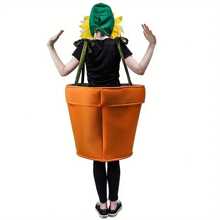 Costume Magic | Sunflower Pot Costume With Tiara - Women's Cute Polyester Halloween Costume, Garden Themed Parties And Cosplay Events, Party Costumes | Sunflower Theme | Polyester Costume