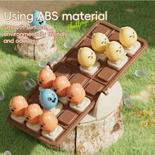 Cognitive Development Balance Exercise Cute Chicken Sitting In Order Children's Growth Educational Desktop Game Parent-Child Interaction Kindergarten Logic Thinking Pass The Balance