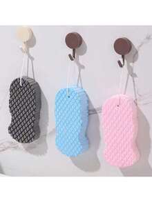 1pc Bath Exfoliating Scrubber, Painless Skin Scrubbing, Removes Dirt & Dead Skin - Multicolor - View 2