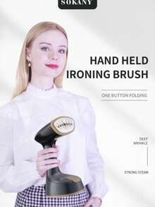SOKANY Portable Handheld Steam Iron, Home Small Clothing Ironing Machine, 1500W Mini Steam Iron Suitable For Home And Travel Use(Eu Plug) - View 2