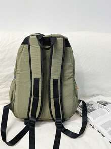 1 pieza Mochila deportiva unisex de nailon ligero con cordón, bolsa de gimnasio adecuada para bádminton, senderismo, camping, viajes, deportes, vacaciones