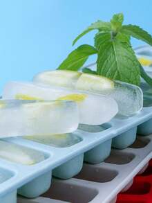 1pc Silicone Long Ice Cube Tray, 10 Grid Ice Mold, Ice Tray For Kitchen - Multicolor - View 2