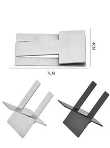 1 pieza Aditamento de acero inoxidable para cigarros, soporte de cigarros plegable mini ajustable, accesorio para herramienta de cigarros, suministros para el Día del Padre y Halloween