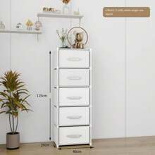 1pc Easy-To-Assemble Multi-Drawer Storage Cabinet, Bedroom Lingerie Organizer Rack, Home Use