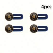 4/6/8/10/12/16pcs Casual Metal Waist Belt Extender Buttons, Adjustable Detachable No Needle Denim Pants Expander, Suitable For Everyday And Special Occasions - Unisex - Multicolor - View 16