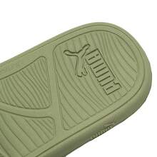 Puma 男鞋女鞋涼鞋 Cool Cat 2.0 V 輕便運動休閒鞋室內外舒適拖鞋 389111-08 - 淺綠-黃色 - 查看 8