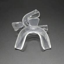 2pcs Transparent Teeth Whitening & Straightening Tray, Odorless Oral Care Accessories For Night Use, Relieve Bruxism