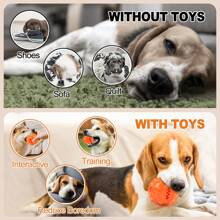 1pc,Dog Chew Toy For Teeth Cleaning - Asymmetrical Molar Granules Dental Care Chew Toy | Teeth Cleaning While Chewing, Filled Toy, Visible Results (Before & After) - Puppy & Adult Dog