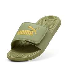 Puma 男鞋女鞋涼鞋 Cool Cat 2.0 V 輕便運動休閒鞋室內外舒適拖鞋 389111-08 - 淺綠-黃色 - 查看 7