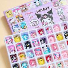 Sanrio 40 Piece Set Of Sanrio Black Rice And Hello Kitty Handmade Christmas Set - Fun Punching Activity Set, Suitable For Party Gifts And Home Decoration Sanrio Toys, Punching Fun Gift Pendants, Blind Box Stalls (Random Internal Style And Color, Random Outer Packaging
