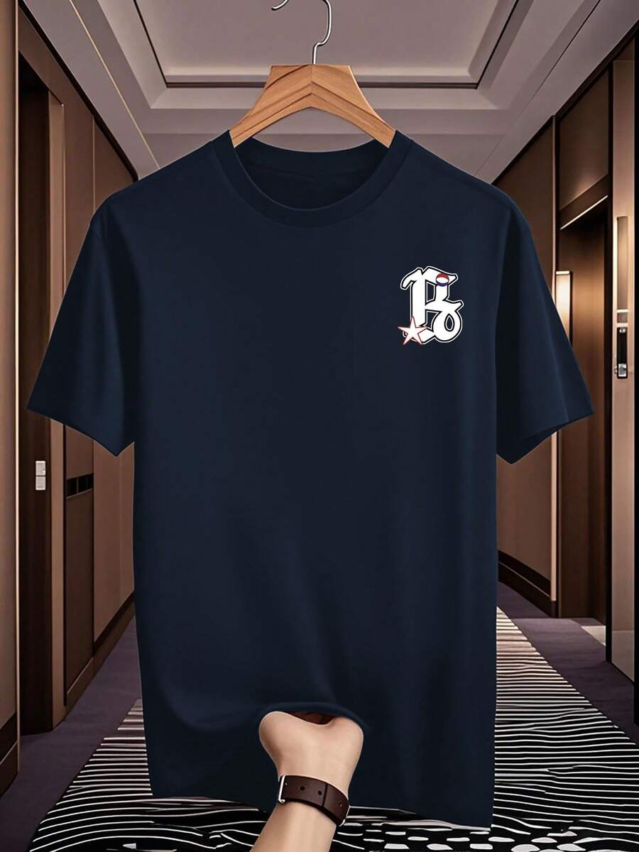 Men T-Shirts - Azul Marino - Ver 1