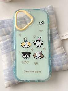 1 件可爱狗狗设计 16 Pro Max 手机壳，适用于 15 新款 16 Pro 的柔软硅胶保护套，适用于 14、13 的手机配件
