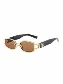 قطعة واحدة نظارات أنثوية عتيقة ذاتية الحس، موضة صيف شائعة للنساء للسفر والأنشطة في الخارج والشاطئ، ديكور ملابس يومية للإجازة والسفر والنشاطات الخارجية