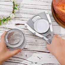 3-In-1 Can Opener, Stainless Steel PP Material Household 3-In-1 Lid Opener Grater Portable Multifunctional Jar Bottle Opener Vegetable Cheese Food Grater Kitchen Tool (Gray) - Yellow - View 11