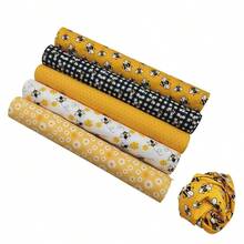 5pcs 30*30cm (11.8*11.8 Inch) Bee DIY Patchwork Set - Multicolor - View 2
