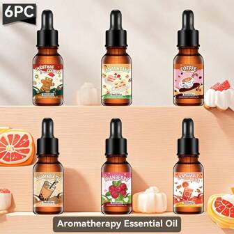 Food Series Aromatherapy Essential Oil Dropper Diffuser, Aroma Candles, Aroma Burner, Aroma Stone, Humidifier, Birthday Gift, Car Aromatherapy, Holiday Gift, Party Gift, Home Fragrance Essential Oil Refill