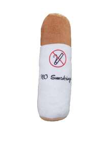 1pc Realistic Sound Plush Cigarette Chew Doll For Pets, Durable Crush-Resistant Creative Squeaky Doll For Cats & Dogs - Multicolor - View 5