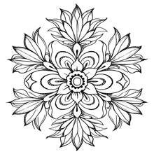 Immerse Yourself In The Vibrant Creative World Created By This Exquisite Mandala Flower Coloring Book, Designed For Adults And Teenagers. Explore Intricate And Colorful Patterns That Can Provide Soothing And Delightful Relaxation From Everyday Stress. It Is An Ideal Gift For Any Holiday Occasion.,Back To School,School Supplies