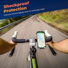 1 pièce Support de smartphone en silicone pour vélo à installation rapide à 1%, type rotatif à 360°, support anti-chute, accessoire multifonctionnel de navigation extérieure pour vélo, VTT, chariot de courses, véhicule électrique, moto, etc.