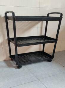 Multifunctional Multi-Layer Storage Cart - Shopping Cart Rack Bedroom Bathroom Floor Multi-Layer Snack Rack Kitchen Office Supplies Storage Rack, Suitable For Kitchen, Bathroom And Bedroom Organization