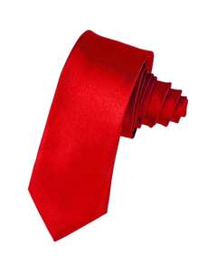 1 pieza Corbata de unicolor para hombre, corbata formal de negocio estrecha (2 pulgadas de ancho), brillante casual, adecuada para uso diario, bodas, banquetes, fiestas, eventos, regalo