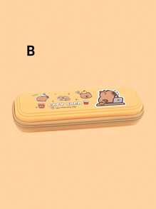 Large Capacity Cute Capybara Pencil Case, Children's Stationery Bag Stress Relief Pencil Box, School Supplies,Back To School