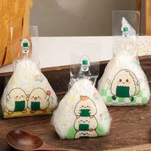 1套/50PCS、100PCS、150PCS、200PCS日式海苔青米卷包装袋三角米卷袋寿司工具包装袋厨房用品
