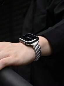 Minimally Designed High-End Men's Watch Strap Compatible With 38/40/41/42/44/45/46/49mm Compatible With Apple Watch Strap Ultra/Se10/9/8/7/6/5/4/3/2/1