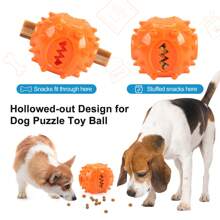 1pc,Dog Chew Toy For Teeth Cleaning - Asymmetrical Molar Granules Dental Care Chew Toy | Teeth Cleaning While Chewing, Filled Toy, Visible Results (Before & After) - Puppy & Adult Dog
