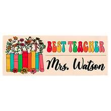 Personalisierter Lehrer Whiteboard Radierer, individualisiertes Lehrertags-Geschenk, Tafelradierer mit Stift, Geschenk mit Vorschullehrer-Name, Geschenk zur Wertschätzung von Lehrern - Verschiedenfarbig - Übersicht 16