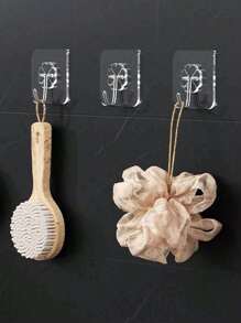 1/2/4PCS Strong Adhesive Wall Hooks,Self-Adhesive Hooks,Towels Hanger Hook,Coat Hanging Rack,Key Holder,Bathroom Kitchen Storage Hardware Accessories,Stainless Steel,Heavy Duty Towel Hooks,Clothes Rack Without Drilling,Powerful Waterproof Hooks,Shower Curtain Hooks,Wall Mounted,Rack For Towel,Hooks On The Wall,For Hanging Bathrobe Sponges In Bedroom,For Shower, Classroom, Garage, Apartment, College Dorm, Cabinets, Fridge, Organizer