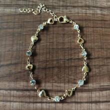 Minimalist Cute All-Match 8-Type Zirconia Anklet, Adjustable Brass Based Jewelry Gift For Women