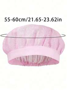 1 pieza Gorro de chef transpirable, gorro de trabajo con circulación de aire de 360 grados, gorro de chef antipolvo y cómodo, gorro antipolvo de malla, adecuado para catering, panadería y uso en el taller