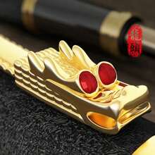 Penna stilografica nera opaca di alta qualità - punta estremamente fine, scrittura morbida, penna da regalo per calligrafia/ufficio, cartucce di inchiostro sostituibili, forniture scolastiche, di nuovo a scuola