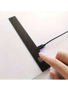 1 pieza Caja de luz LED portátil A5, caja de seguimiento con luz de seguimiento, almohadilla de luz LED USB ajustable y ultradelgada para tatuajes, dibujo, transmisión, bocetos, plantillas