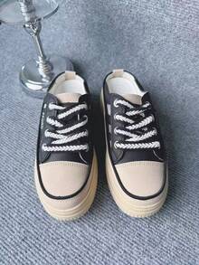 Women Fashion Comfortable Casual Shoes Sneakers For Travel, Daily Life - Khaki - View 3