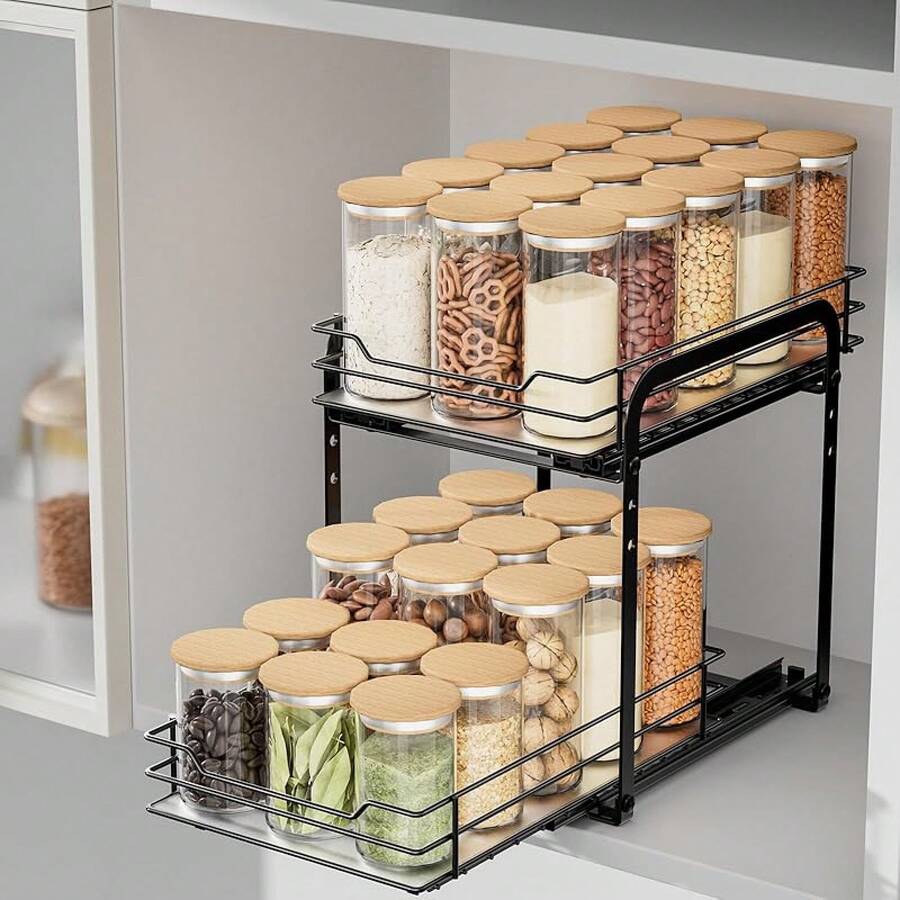 Spice Rack - L26.4*W18.2*H23CM - 2 Floors - View 1