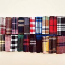 40 片 6.5*50 厘米格子拼布布条，预切欧美风格 DIY 手工工艺品用品 - 彩色 - 查看 3