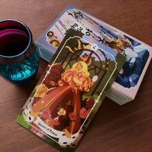 Wizard Magic Tarot, Large Size Cards, 12" X 7" Series, Family Gathering Entertainment, Tabletop Game, Board Game, Divination, Tarot Card Gift, Suitable For Christmas, Halloween And Thanksgiving Gifts For Friends - Wizard Magic Tarot - View 10