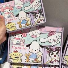 Sanrio 6 piezas. Sanrio Un grupo de lindos recortes de tarjeta, caja de avión, caja de embalaje linda, caja de regalo, caja de libro, caja de útiles escolares, de vuelta a la escuela