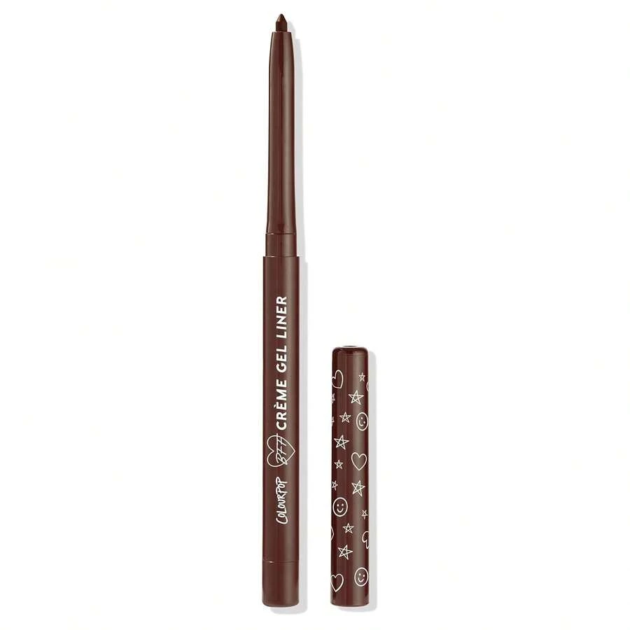 Colourpop BFF Crème Gel Liner - Waterproof Gel Eyeliner Pen With A High-Pigment &Amp; Buildable Formula - Colored Eyeliner With 18-Hour Wear - Outer Space (0.01 Oz) - Sunnyvale - 查看 1
