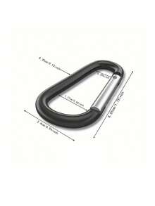 10-1pc High-Quality Aluminum Alloy Carabiner, DIY Carabiner, Accessories And Keychain Carabiner, Mountaineering Backpack Decorative Buckle Suitable For Outdoor Mountaineering Backpack And Daily Wear, Lightweight And Versatile, Suitable For Men And Women, Suitable For Sports, Adventure And Travel - Multicolor - View 6
