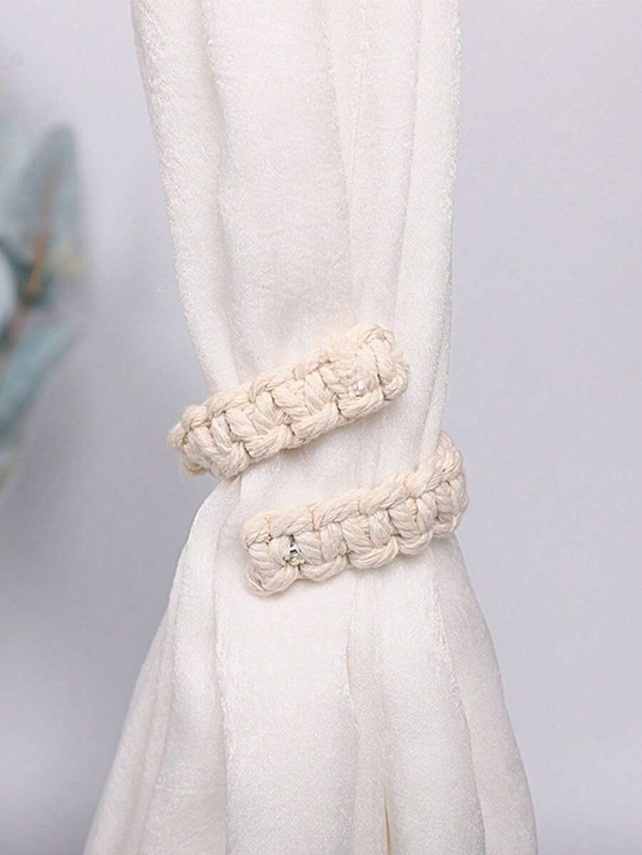 Curtain Tiebck, Curtain Tie Rope Braided Curtain Clip Curtain Holdback For Bedroom Living Room Home Decor